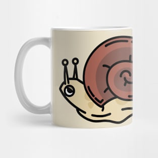 cute little snail design Mug